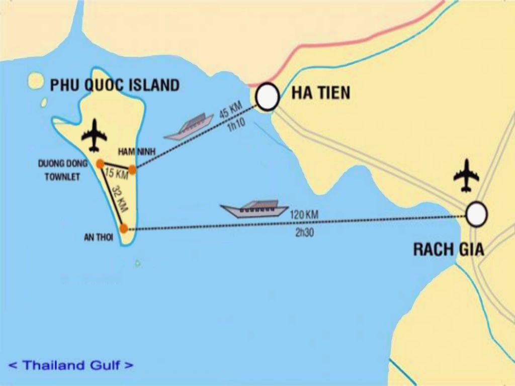 Phu Quoc Island Map